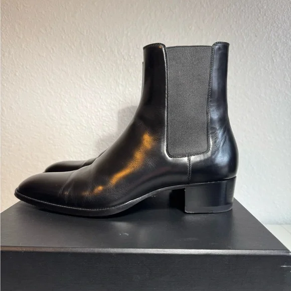 SAINT LAURENT Wyatt 40 Chelsea Boots size 43 - Picture 4 of 8